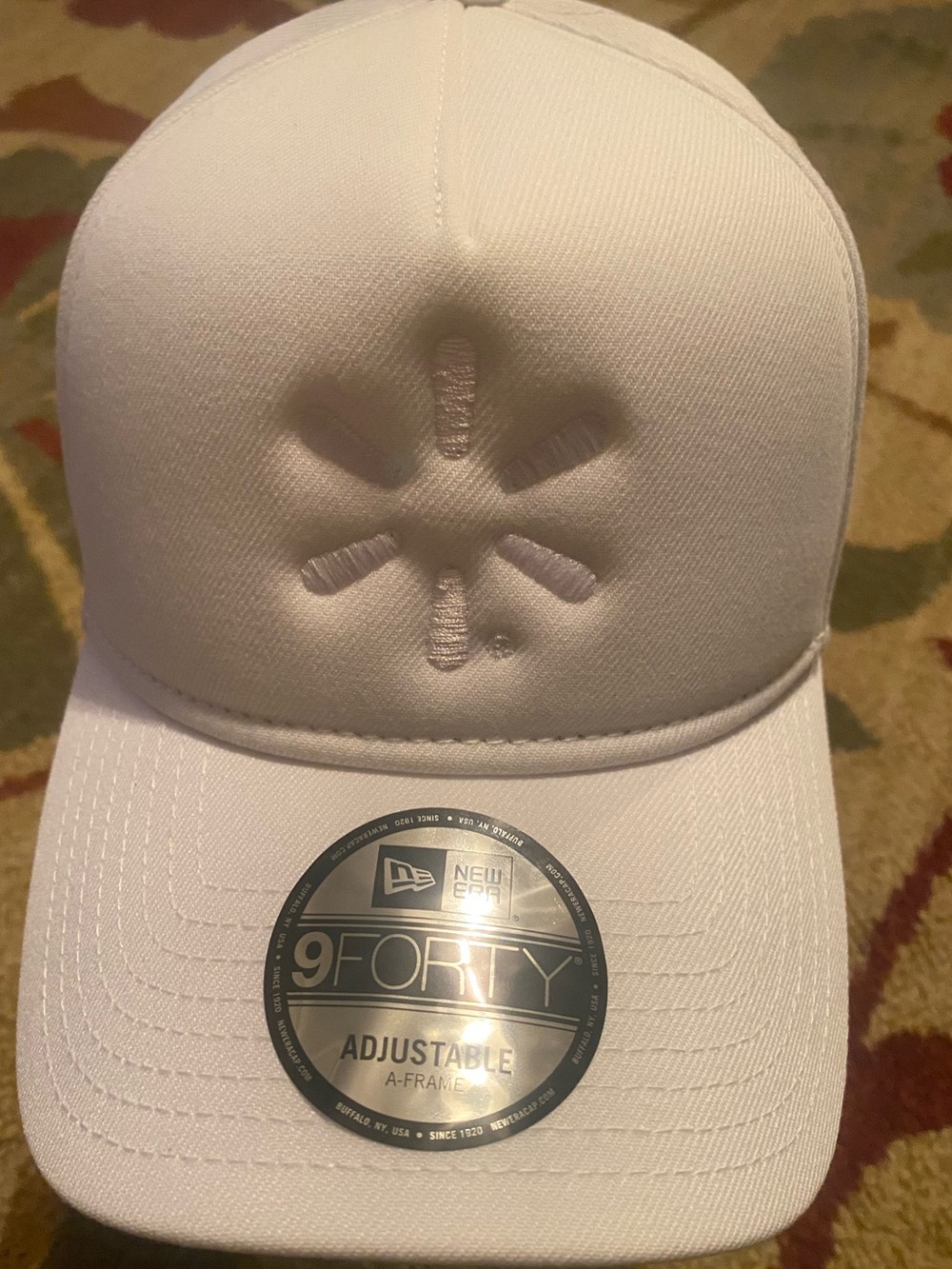 New Era “WALMART White Adjustable Cap - Icon Label Detail
